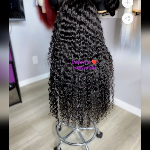 Human Hair Lace Frontal Wig - Picture 5 of 6